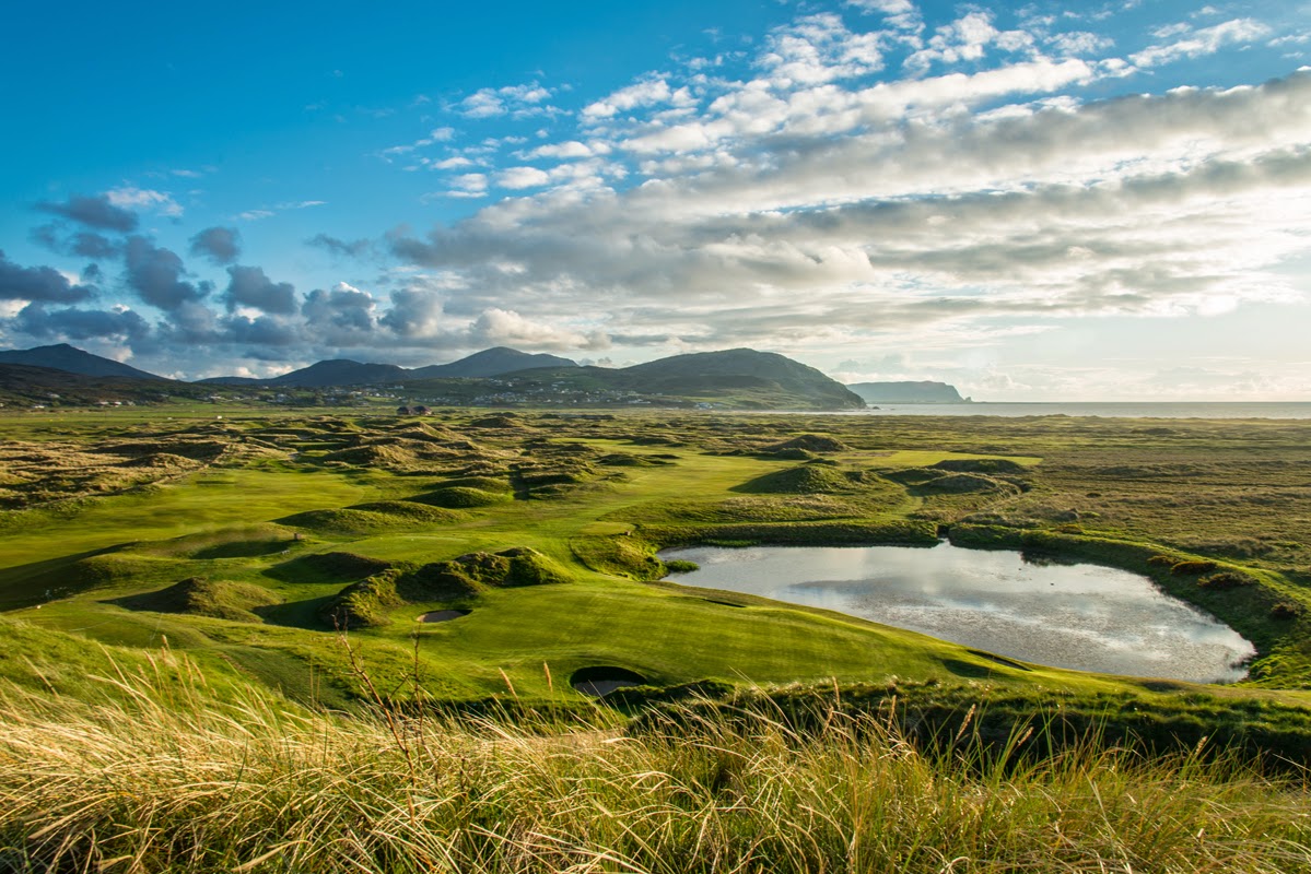Ballyliffin Golf Club, links land on the Inishowen Peninsula, County Donegal
