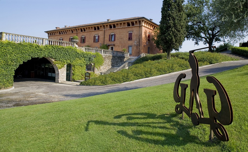 Gardagolf Country Club fairways beneath the hills of Lake Garda, Italy