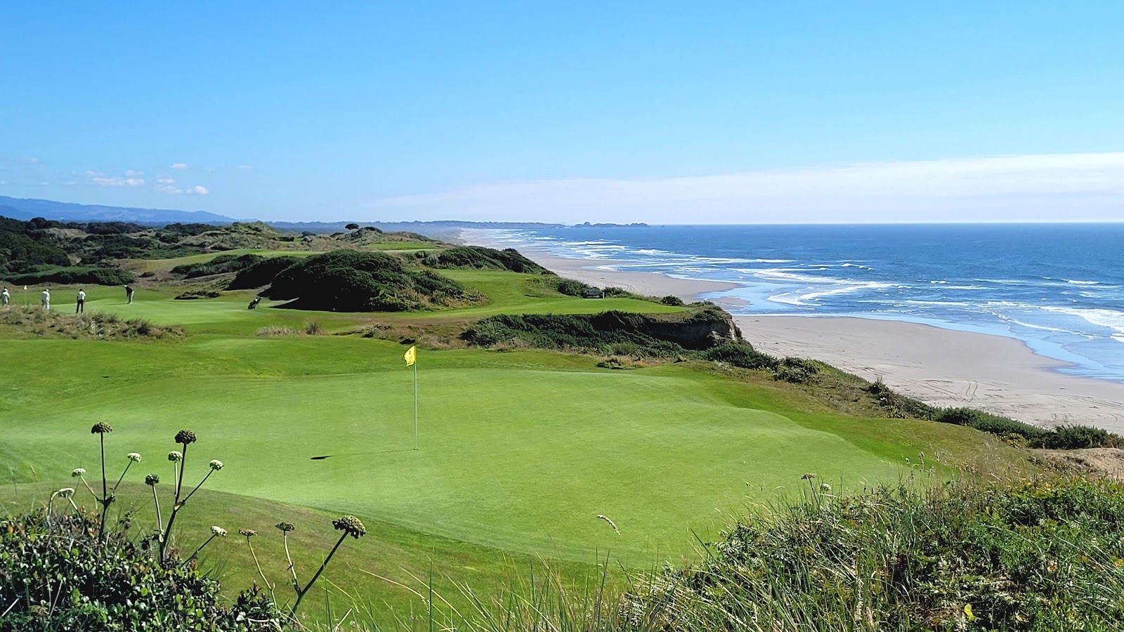 Pacific Dunes at Bandon Dunes Resort, links fairway above the Pacific on the southern Oregon coast