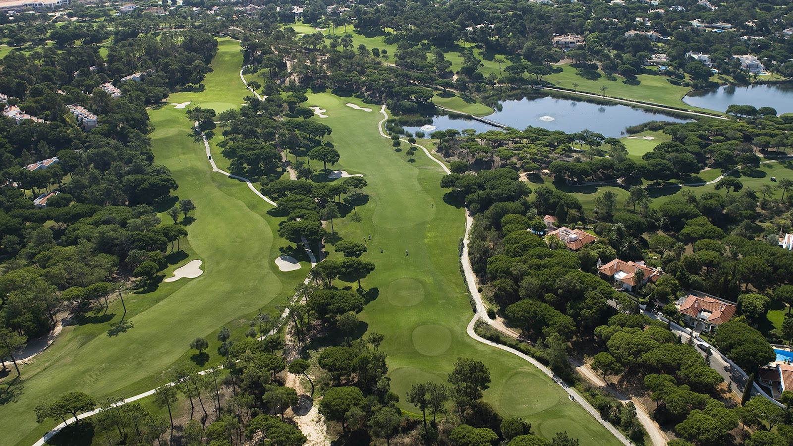 Quinta do Lago resort in the Algarve, a family golf destination of fairways, lake and sunshine