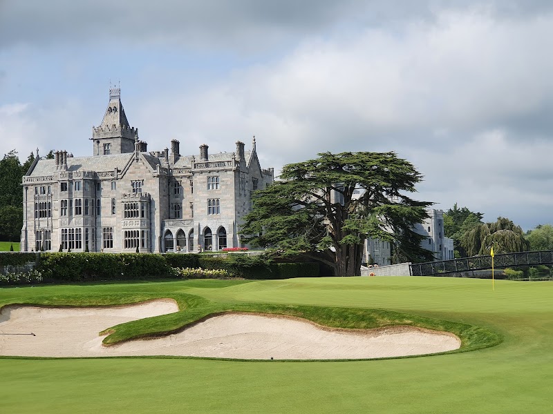 The golf course at Adare Manor, parkland along the River Maigue, County Limerick