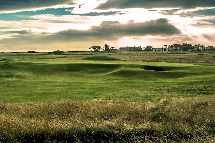 Muirfield links in Gullane, East Lothian, Scotland