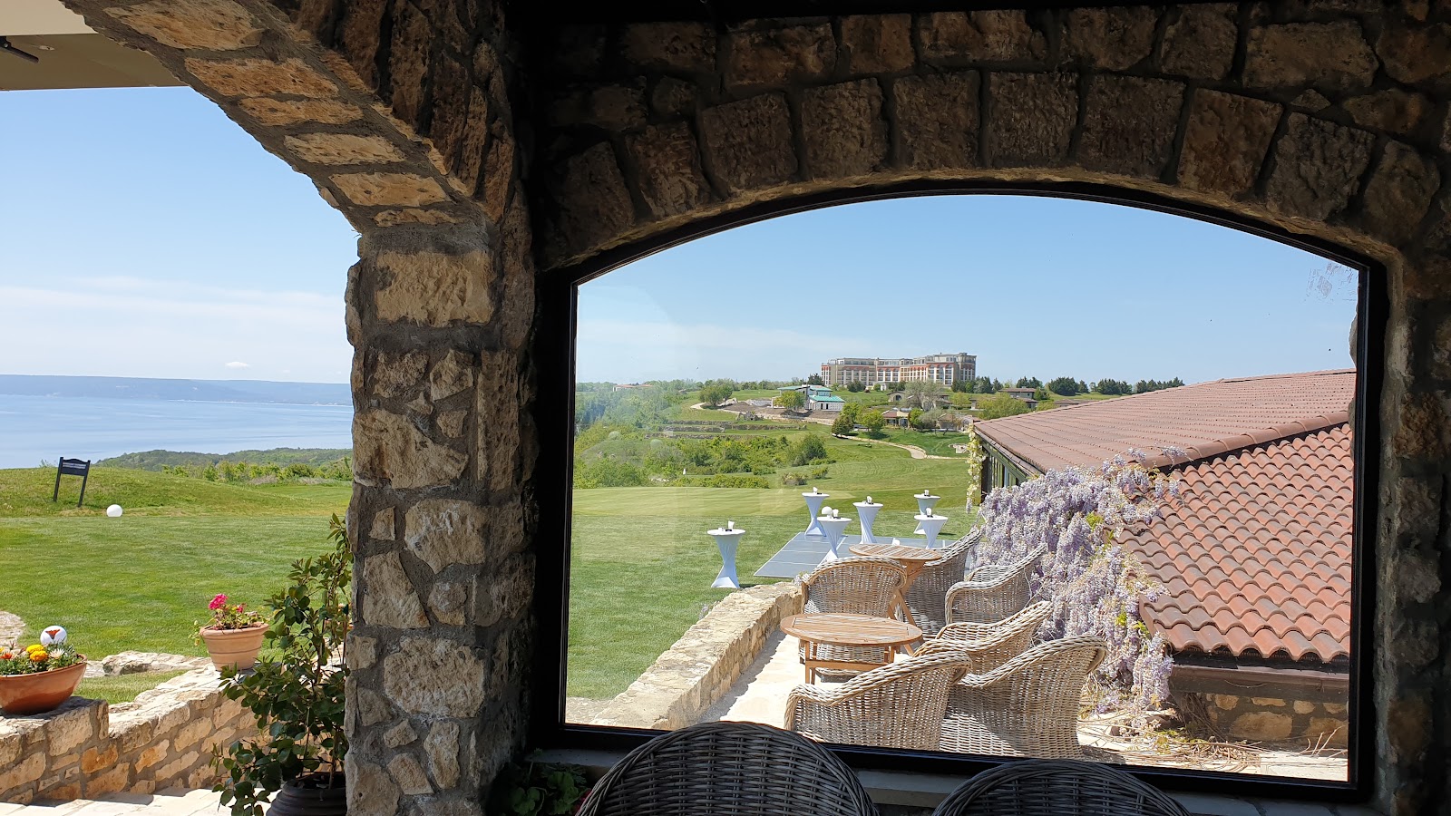 BlackSeaRama Gary Player golf course on the cliffs above the Black Sea near Balchik, Bulgaria