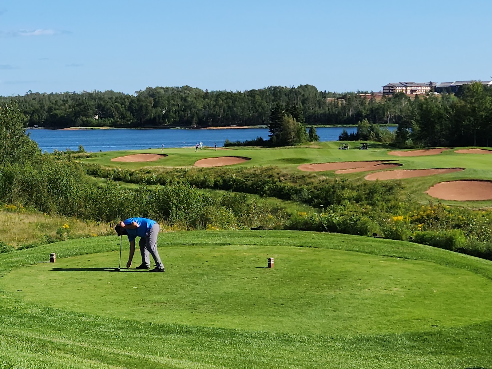 Brudenell River Golf Course at the Brudenell provincial resort, a riverside parkland fairway, Prince Edward Island, Canada