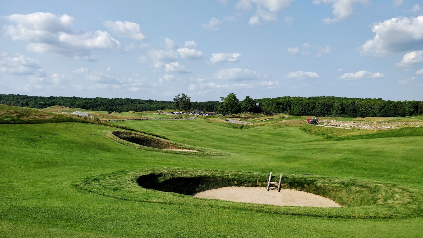 Devil's Paintbrush links style course with fescue and stone walls in the Caledon Hills, Ontario, Canada