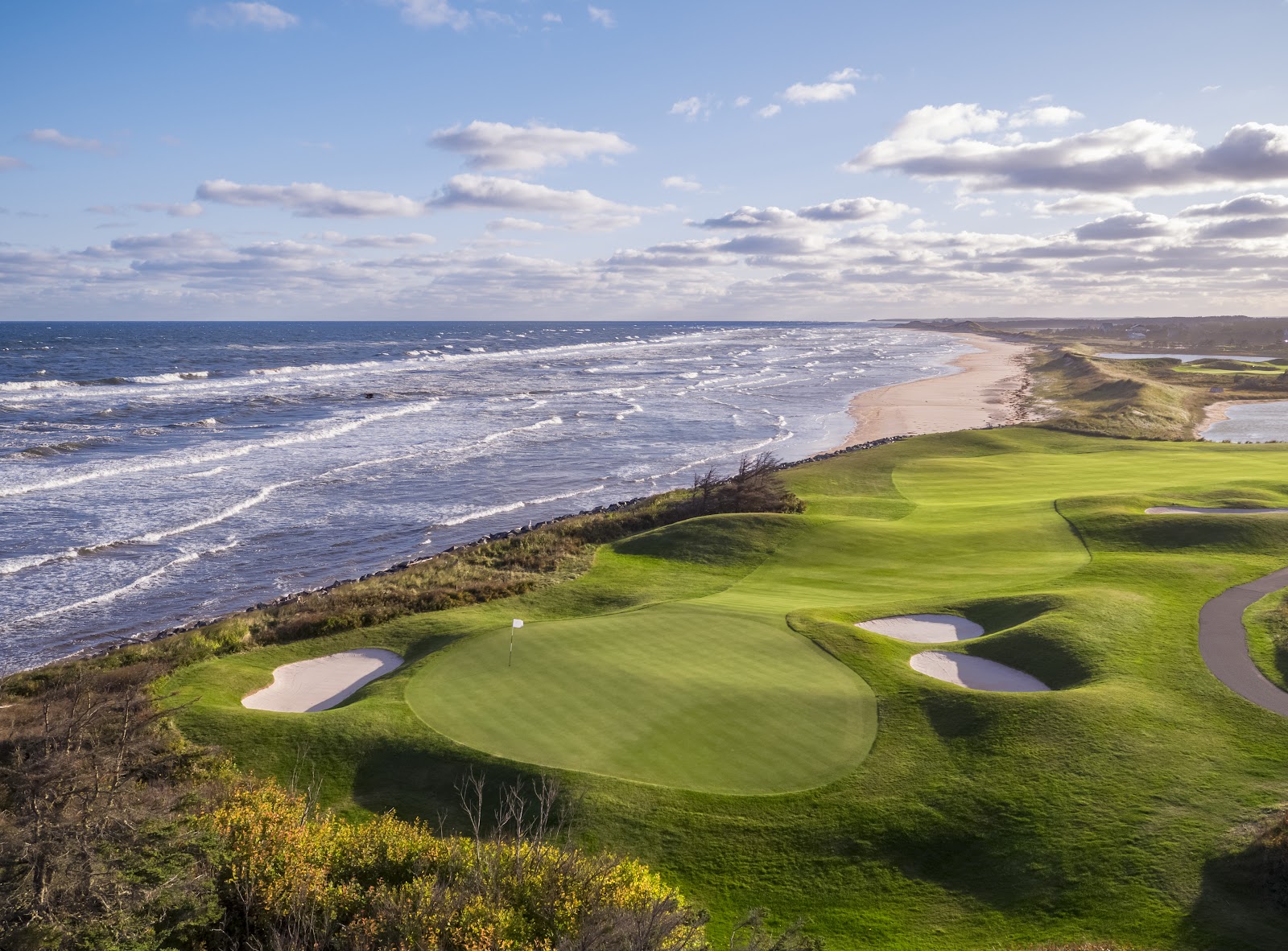 The Links at Crowbush Cove near Morell, a dune-framed seaside fairway on the Gulf of St. Lawrence, Prince Edward Island, Canada