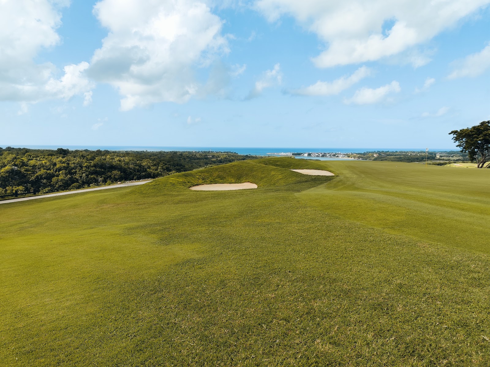 Dye Fore at Casa de Campo, clifftop fairways high above the Chavon River near La Romana, Dominican Republic
