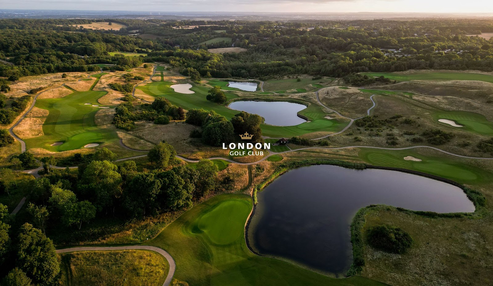 The London Club, Heritage Course, rolling parkland and bunkered fairways near West Kingsdown in Kent, England
