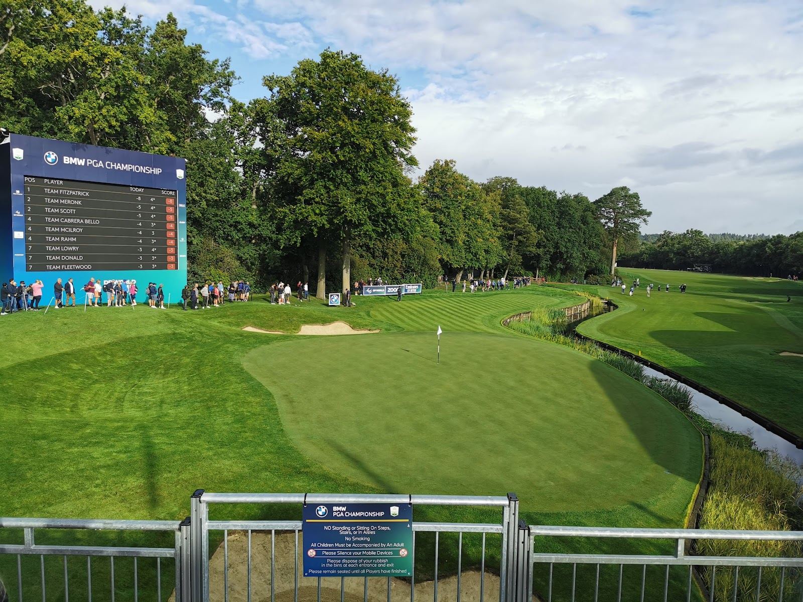 Wentworth Club West Course, tree lined heathland fairways at Virginia Water, Surrey, England