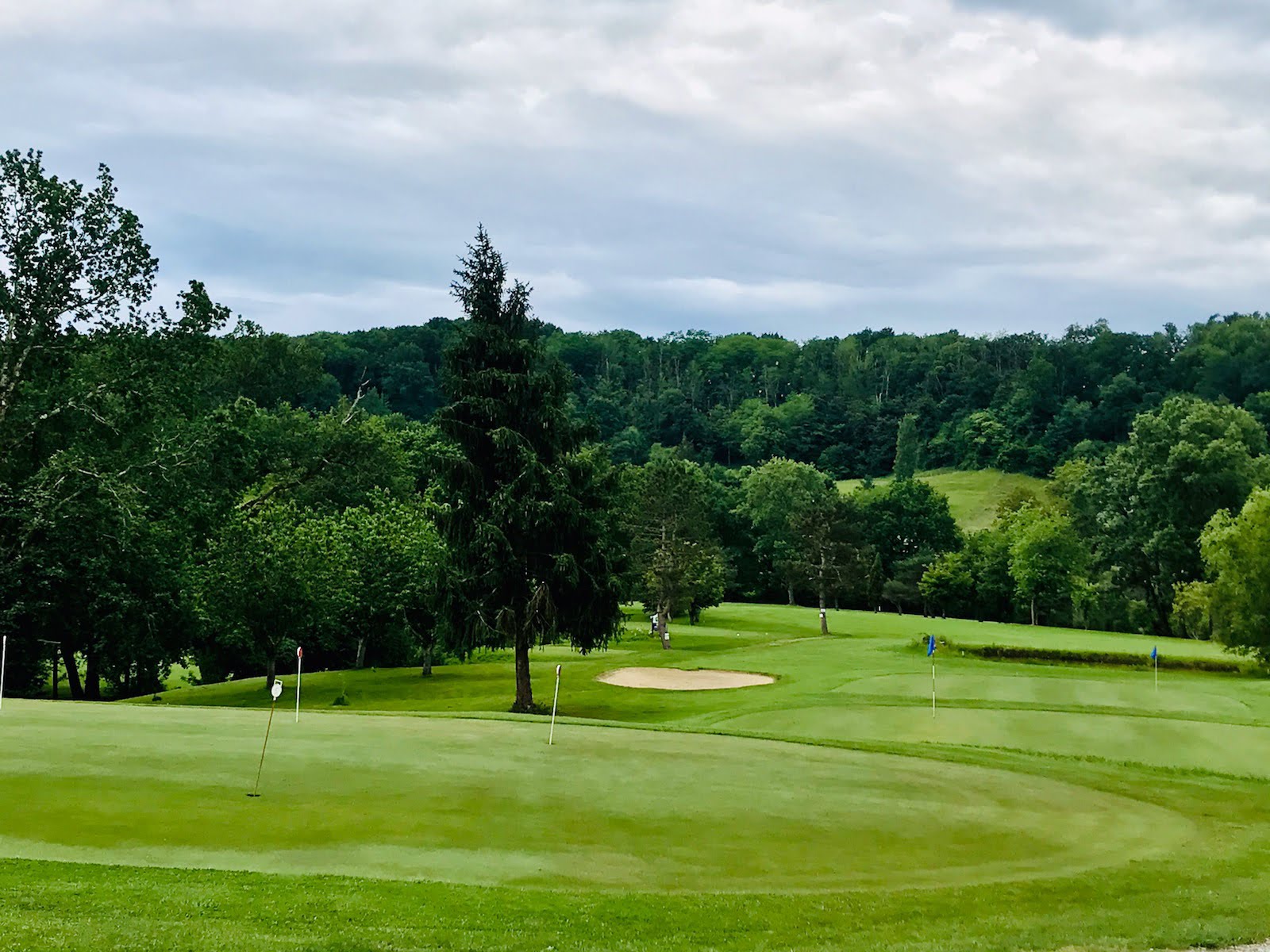 Golf de Chiberta, Anglet near Biarritz, a links and pine forest fairway by the Atlantic