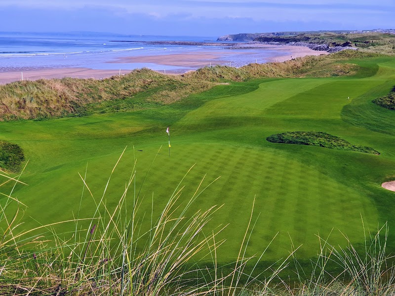 Ballybunion Old Course, links holes running through the dunes above the beach in County Kerry