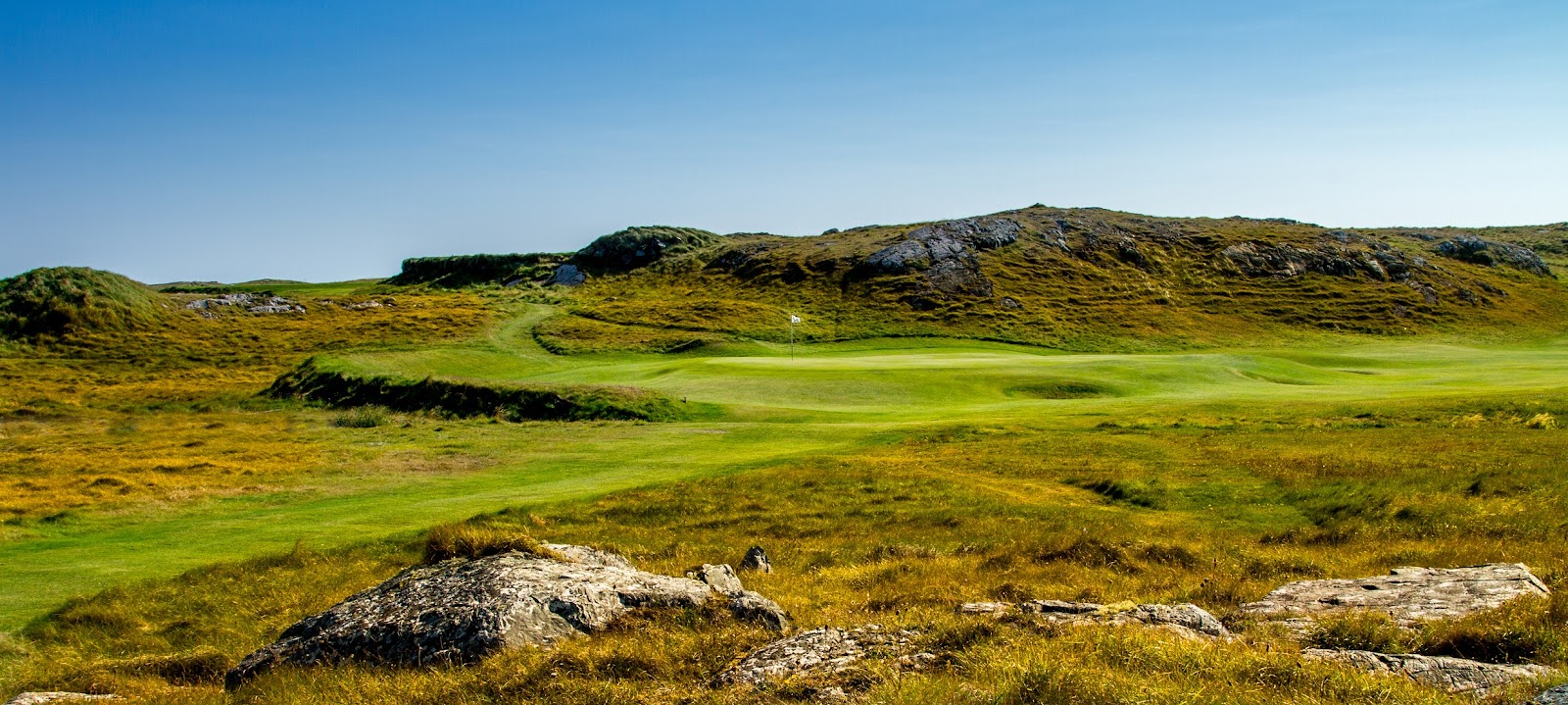 Connemara Golf Links, rugged Atlantic links land beneath the Twelve Bens mountains in County Galway