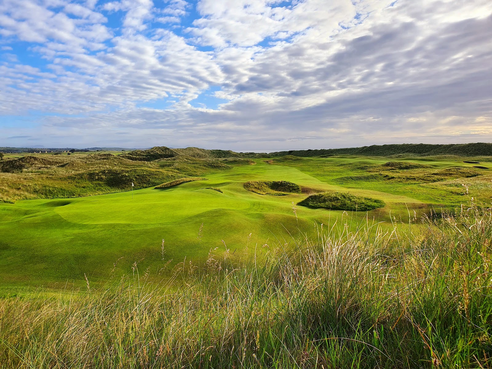 County Louth Golf Club links at Baltray on the Irish east coast, County Louth