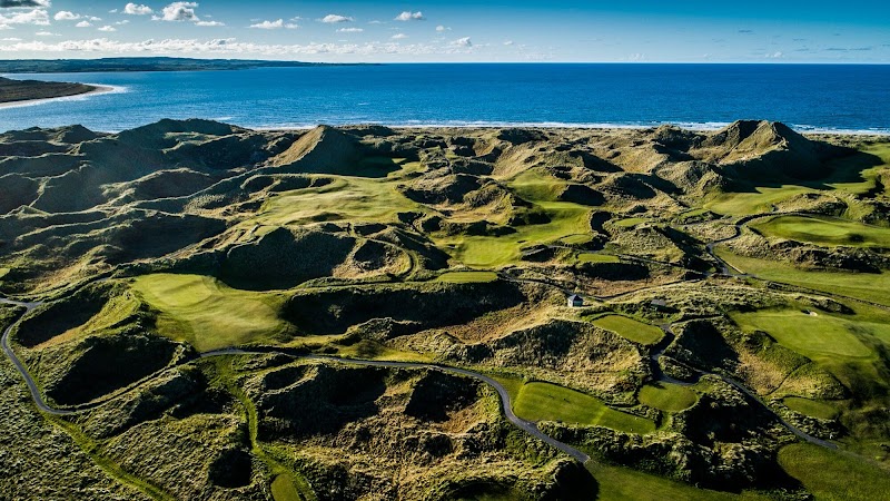 The Dunes course at Enniscrone Golf Club, giant sandhills on Killala Bay, County Sligo