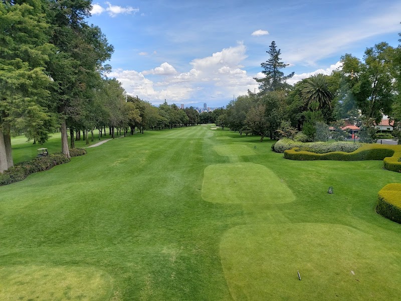 Club de Golf Chapultepec, mature trees framing a fairway on the parkland course near Mexico City