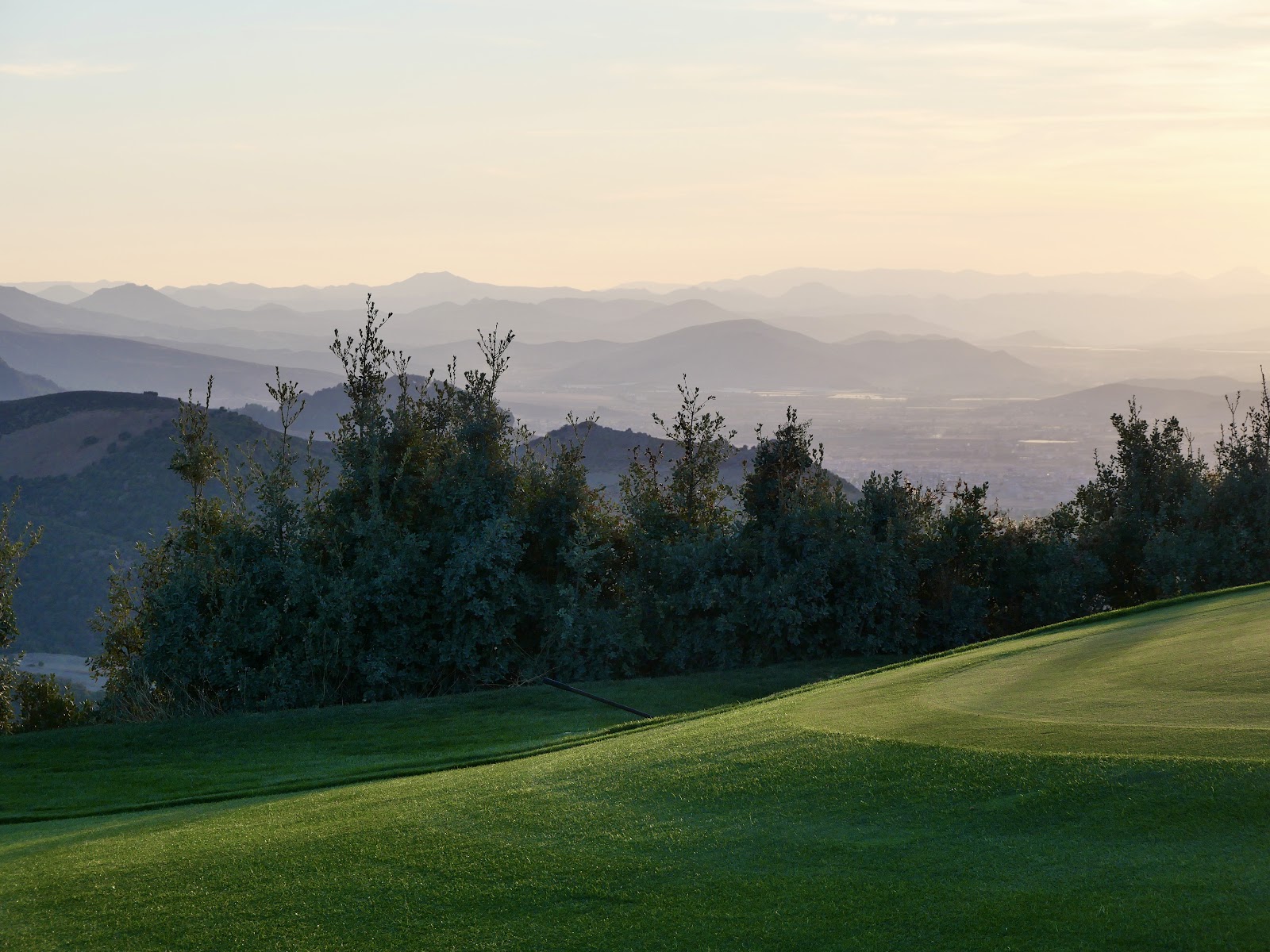 Michlifen Golf and Country Club, mountain fairway among cedars in Ifrane, Morocco