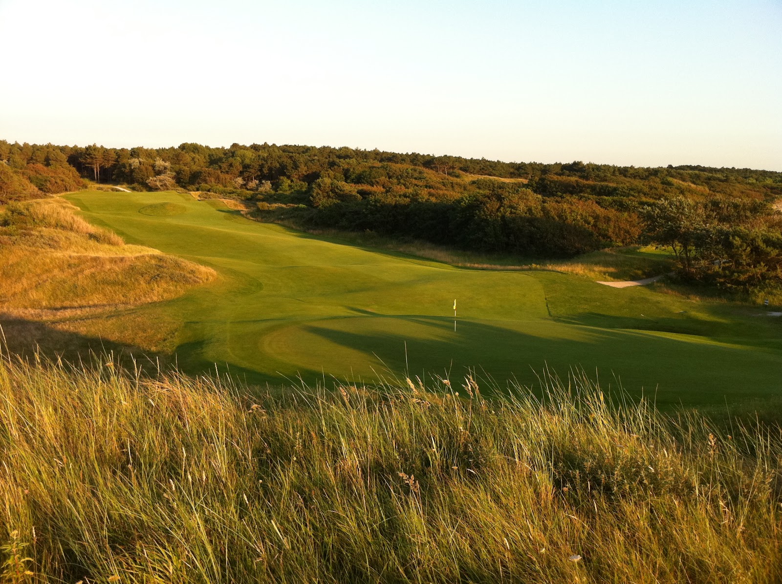 Noordwijkse Golfclub, dune links fairways on the North Sea coast near Amsterdam, Netherlands