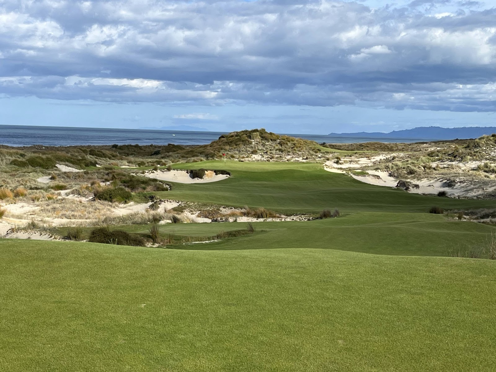 Tara Iti Golf Club rolling dune fairways along the Te Arai coast, New Zealand