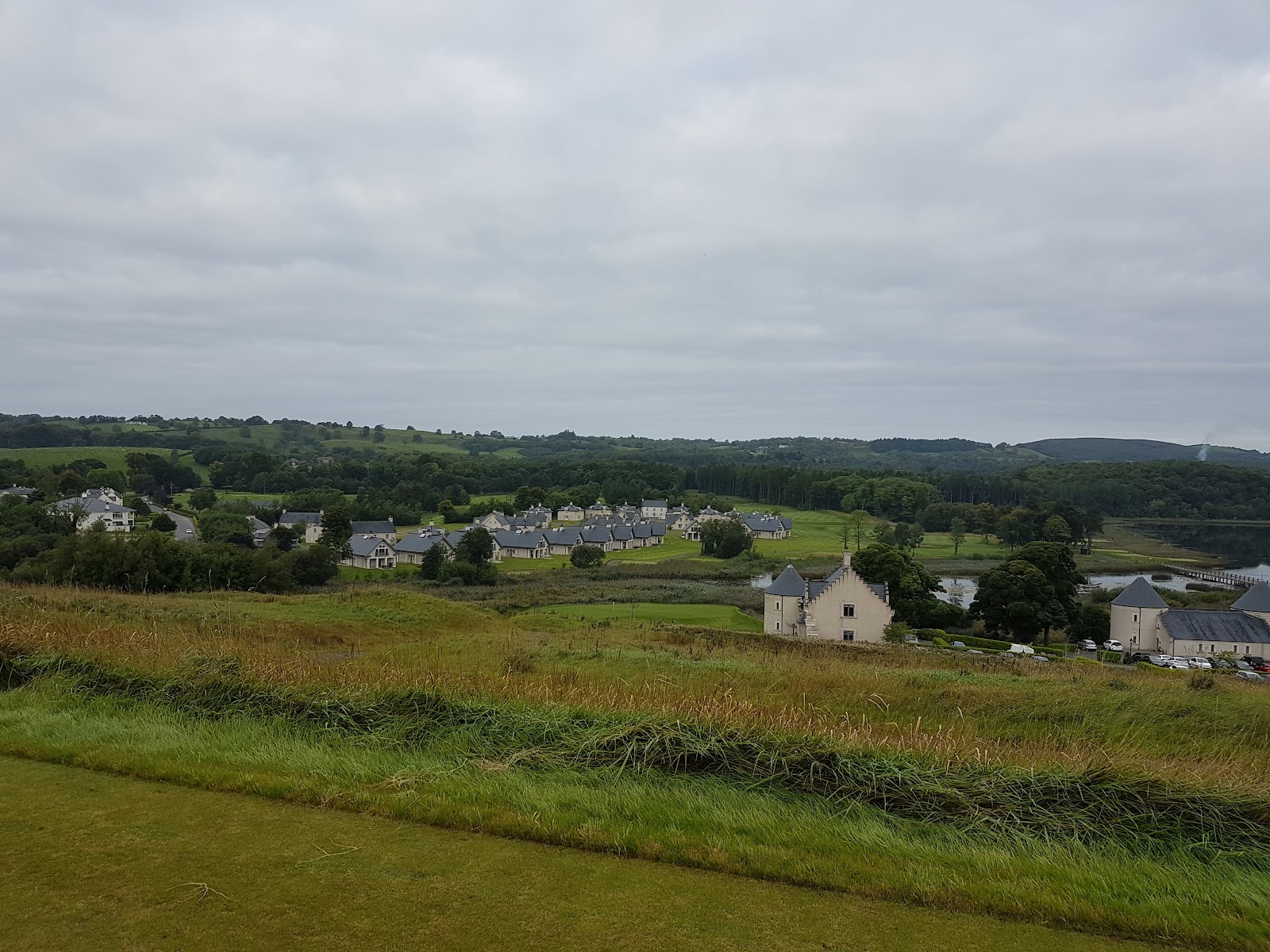 Lough Erne Resort Faldo Course, lakeland fairway between Castle Hume Lough and Lower Lough Erne, County Fermanagh, Northern Ireland