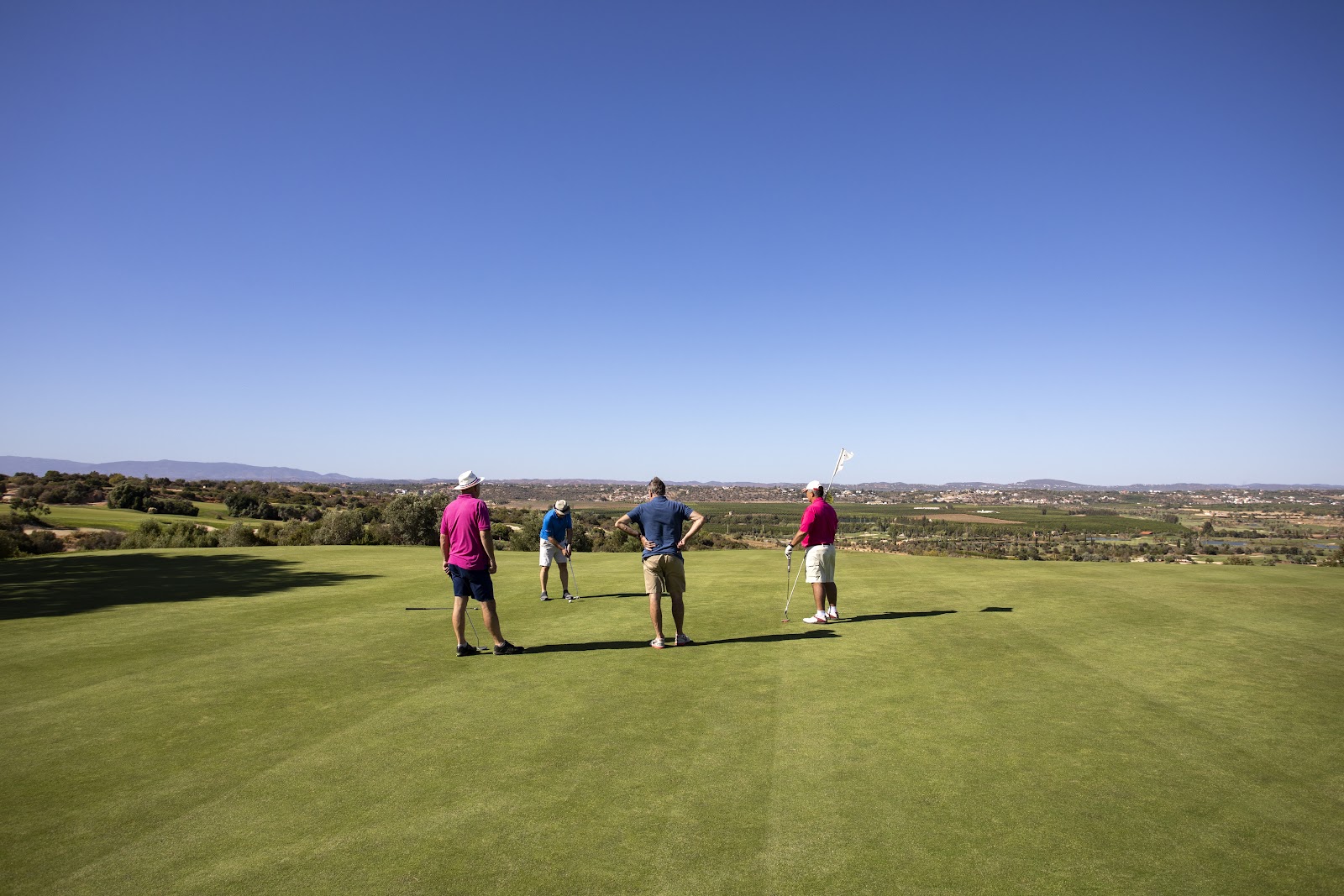 Amendoeira Faldo Course, a championship inland layout cut through rocky terrain near Silves in the Algarve, Portugal