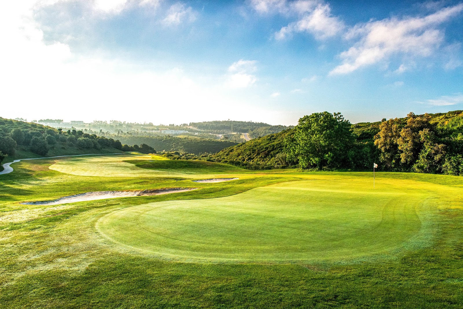 Belas Clube de Campo, parkland fairways winding through the Carregueira valleys near Lisbon, Portugal