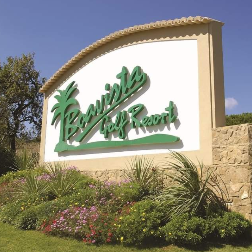Boavista Golf & Spa Resort, fairway above the bay of Lagos in the western Algarve, Portugal