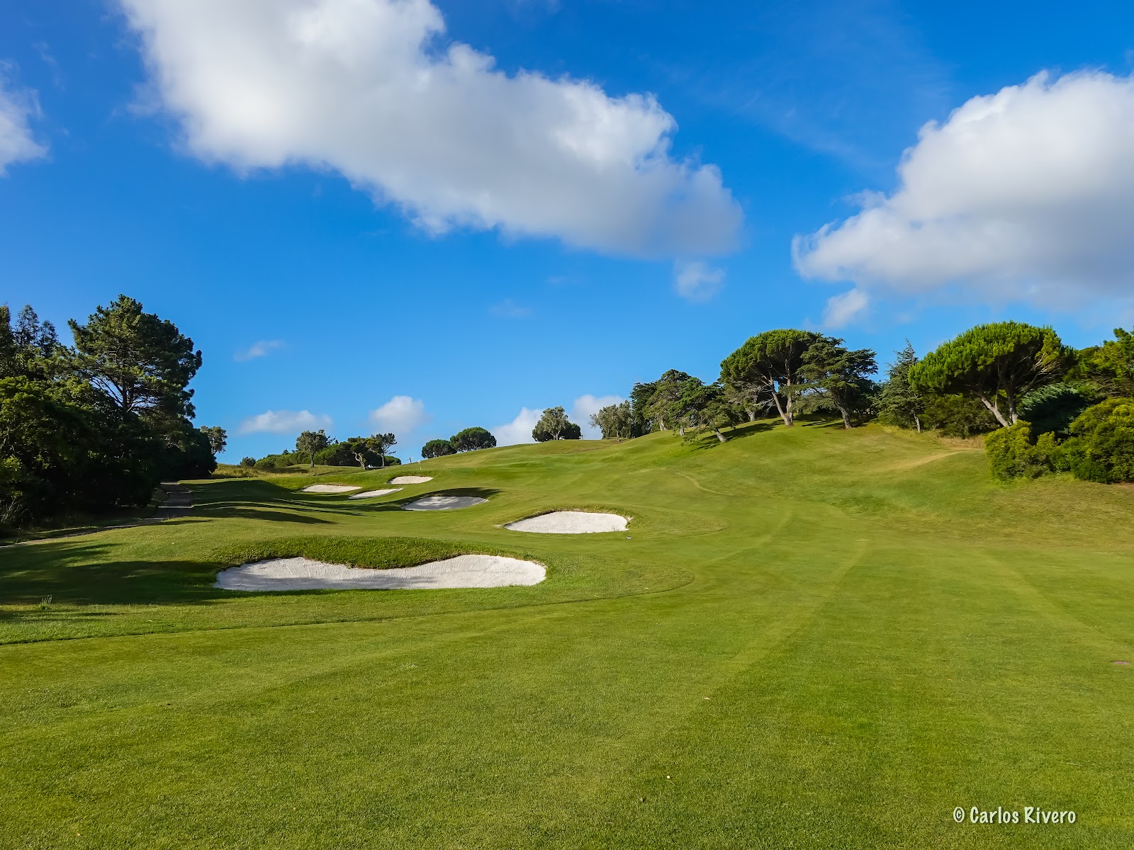 Penha Longa Atlantic Course, fairways climbing through the Sintra hills near Lisbon, Portugal