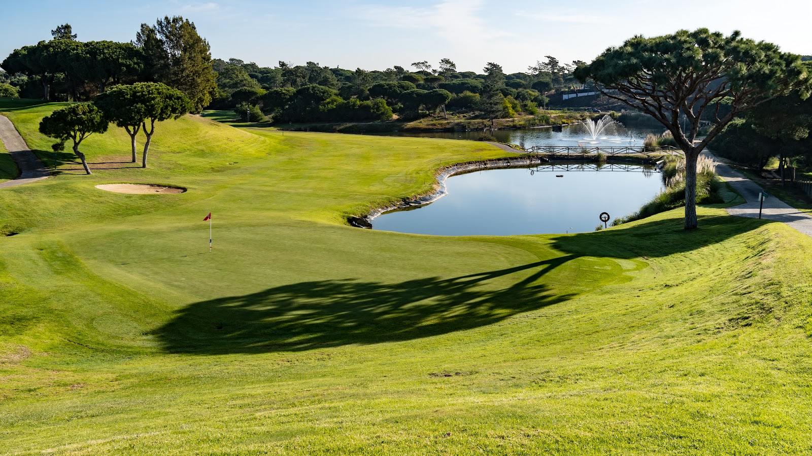Vale do Lobo Royal Course with the cliff edge fairways above the Atlantic in the central Algarve, Portugal