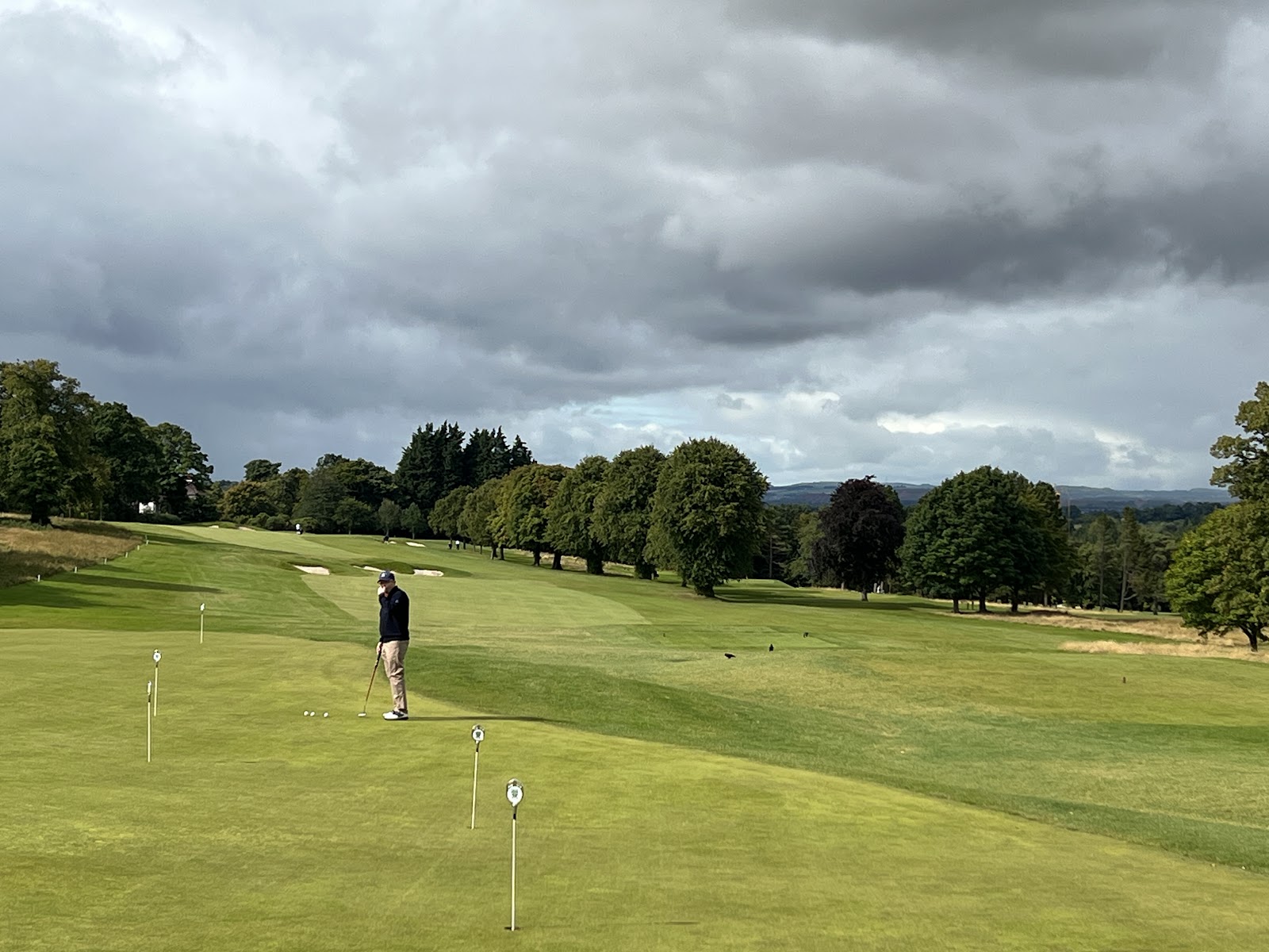 Bruntsfield Links Golfing Society, mature parkland fairways and greens at Barnton on the western edge of Edinburgh, Scotland