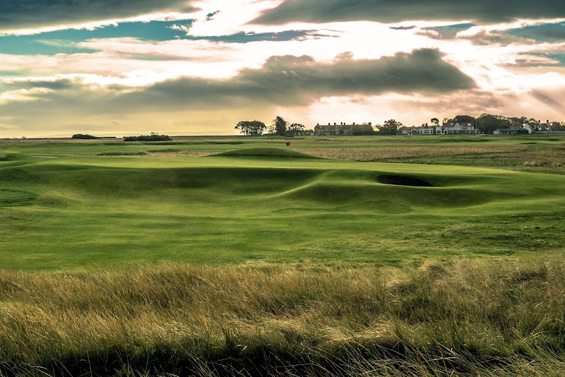 Muirfield links at Gullane in East Lothian, host of the Open Championship, Scotland