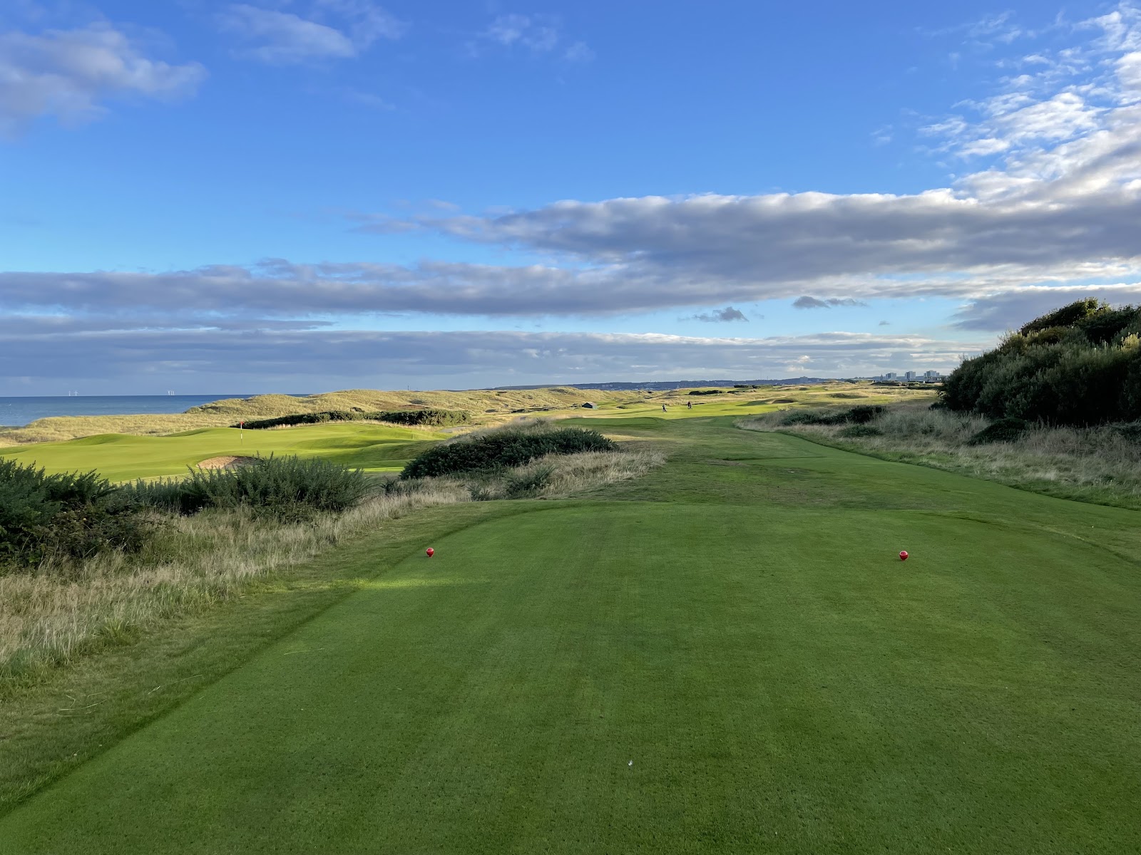 Royal Aberdeen Balgownie Links, links fairways winding through towering dunes north of Aberdeen, Scotland