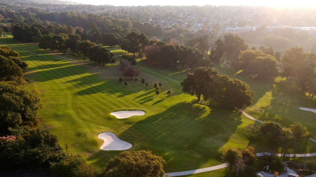 Royal Johannesburg West Course, mature parkland fairway in Linksfield North, Johannesburg, South Africa