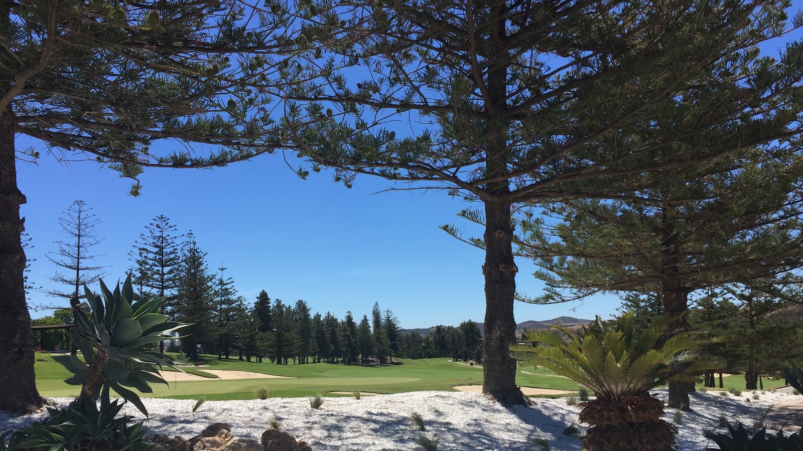 Mijas Golf Los Lagos, flat fairway with lakes near Fuengirola on the Costa del Sol, Spain