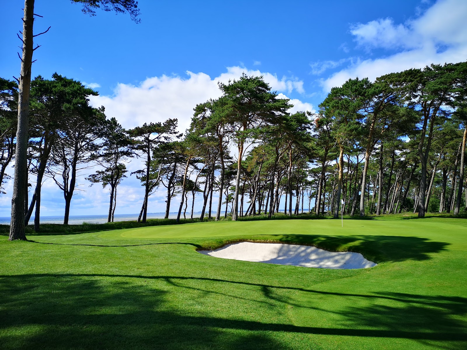 Barsebaeck Masters Course links fairways beside the Oresund in Skane, southern Sweden