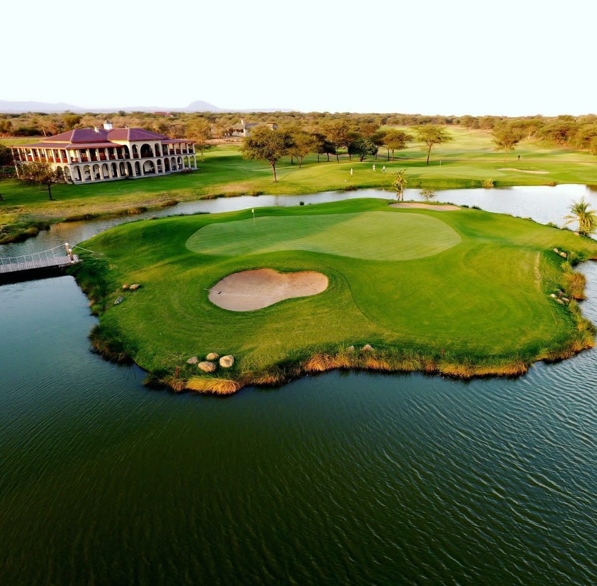 Kilimanjaro Golf and Wildlife Estate, rolling savannah fairways near Arusha with mountain views in northern Tanzania