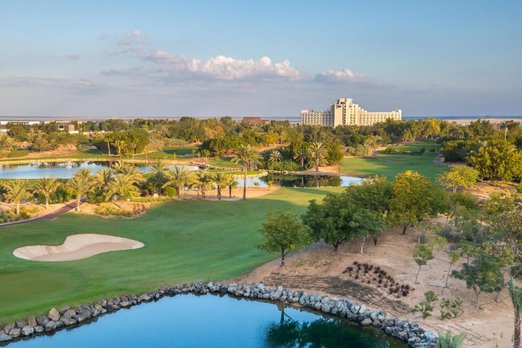 JA Jebel Ali Golf Resort, a green beachfront fairway beside the Arabian Gulf south of Dubai, United Arab Emirates