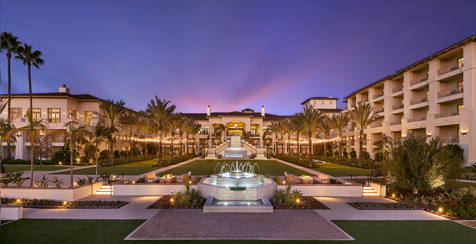 Aviara Golf Club, manicured resort fairway and bunkering above the Batiquitos Lagoon in Carlsbad, California
