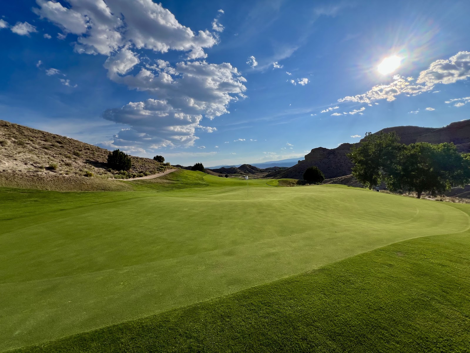 Black Mesa Golf Club, fairways routed through arroyos and red rock in New Mexico's high desert