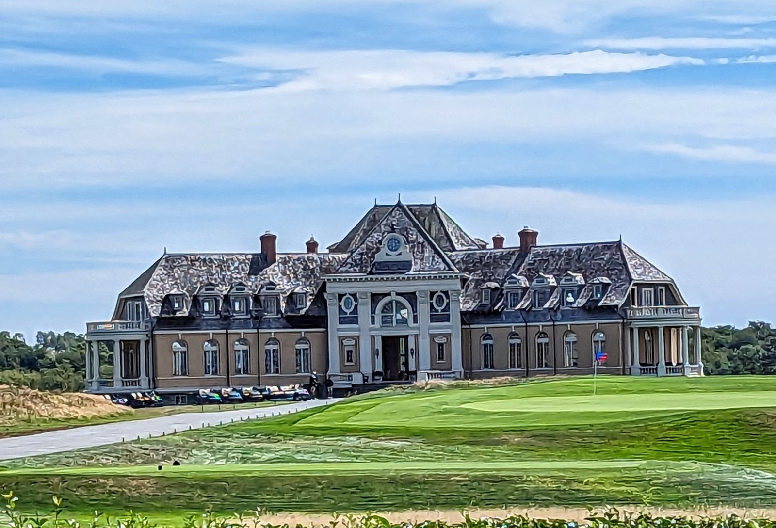 Newport Country Club, the championship links and Beaux Arts clubhouse above the Atlantic in Newport, Rhode Island