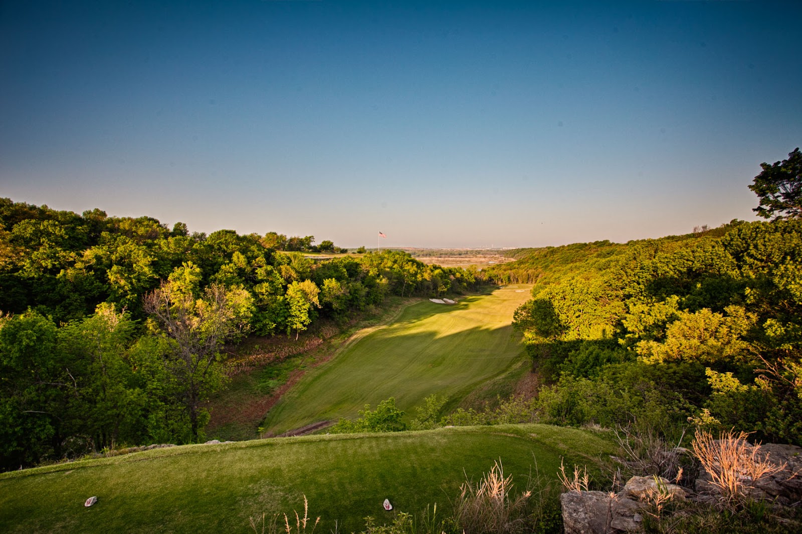 The Patriot Golf Club, rolling fairways near Tulsa in Owasso, Oklahoma