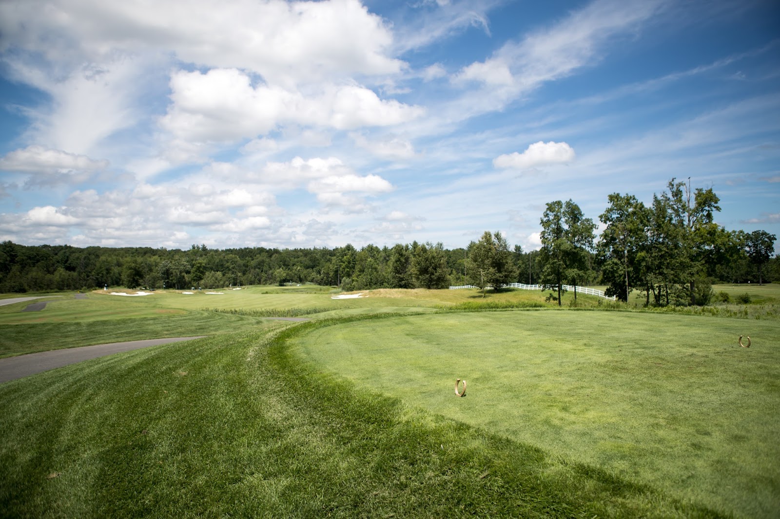 Saratoga National Golf Club, water framed fairways near Saratoga Springs, New York