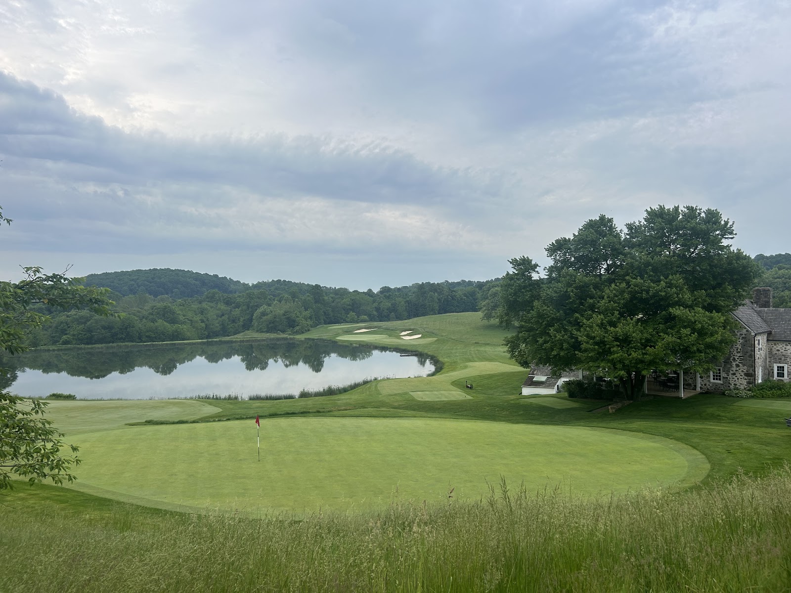 Stonewall Golf Club, Tom Doak fairways across Chester County farmland in Elverson, Pennsylvania