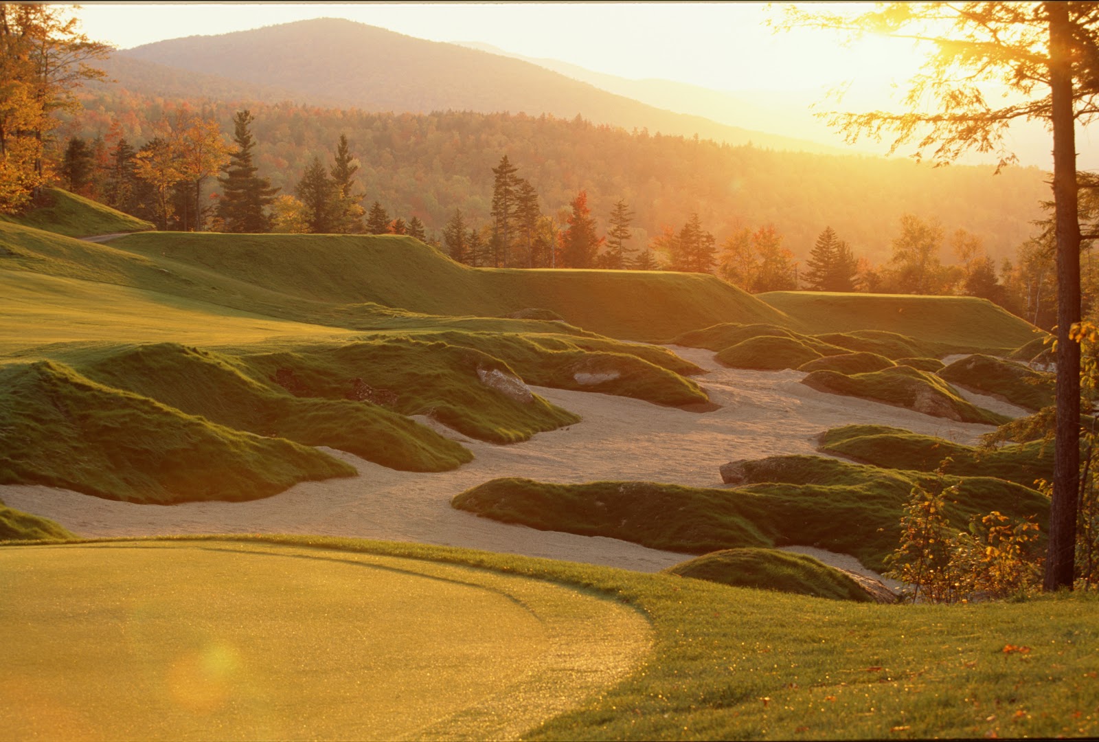 Sunday River Golf Club, Robert Trent Jones Jr mountain course at the ski resort in Newry, Maine