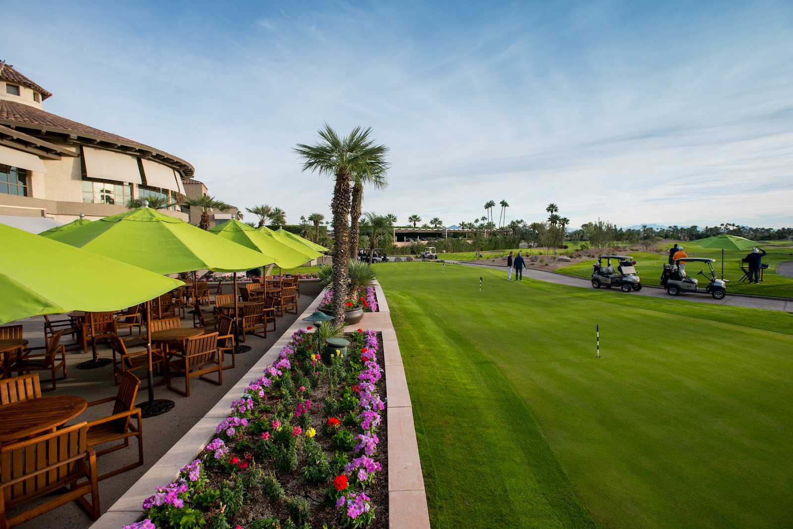 The Phoenician Golf Club, a resort fairway set in the foothills of Camelback Mountain in Scottsdale, Arizona