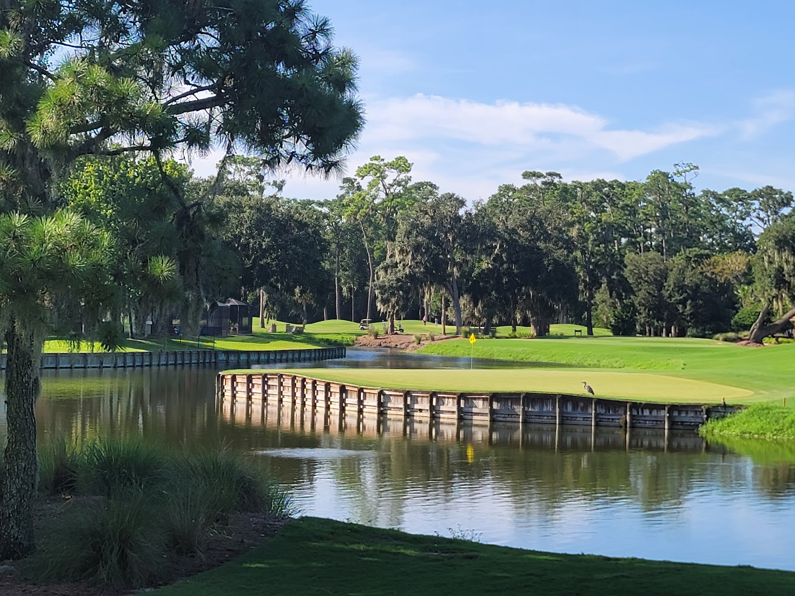 TPC Sawgrass Dye's Valley Course, water lined fairways through the Florida pines at Ponte Vedra Beach