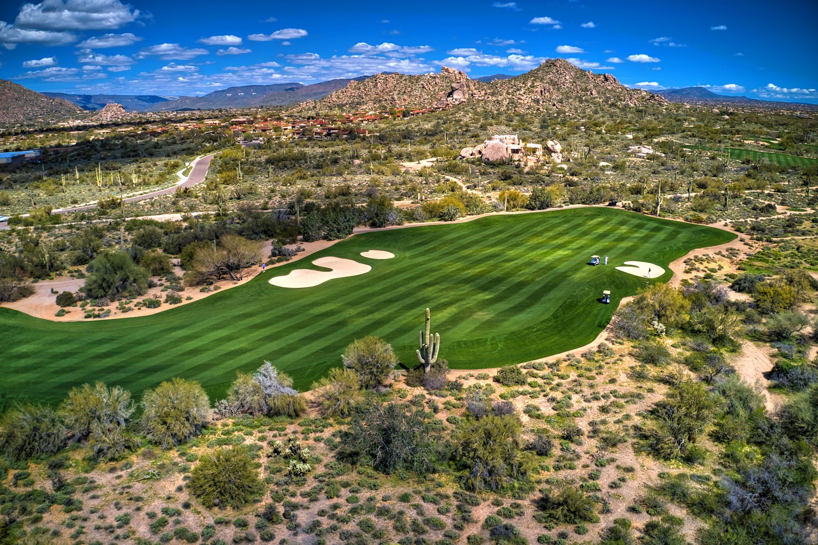 Whisper Rock Upper Course, the long desert fairways of the Tom Fazio design north of Scottsdale, Arizona