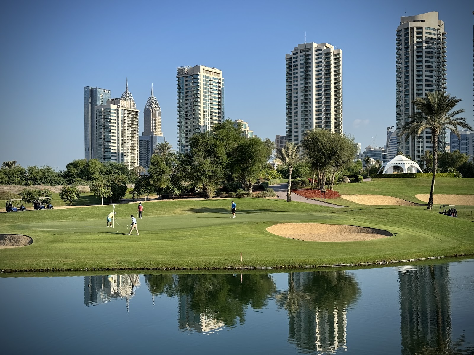 Emirates Golf Club- Majilis Course., marquee golf course of Dubai