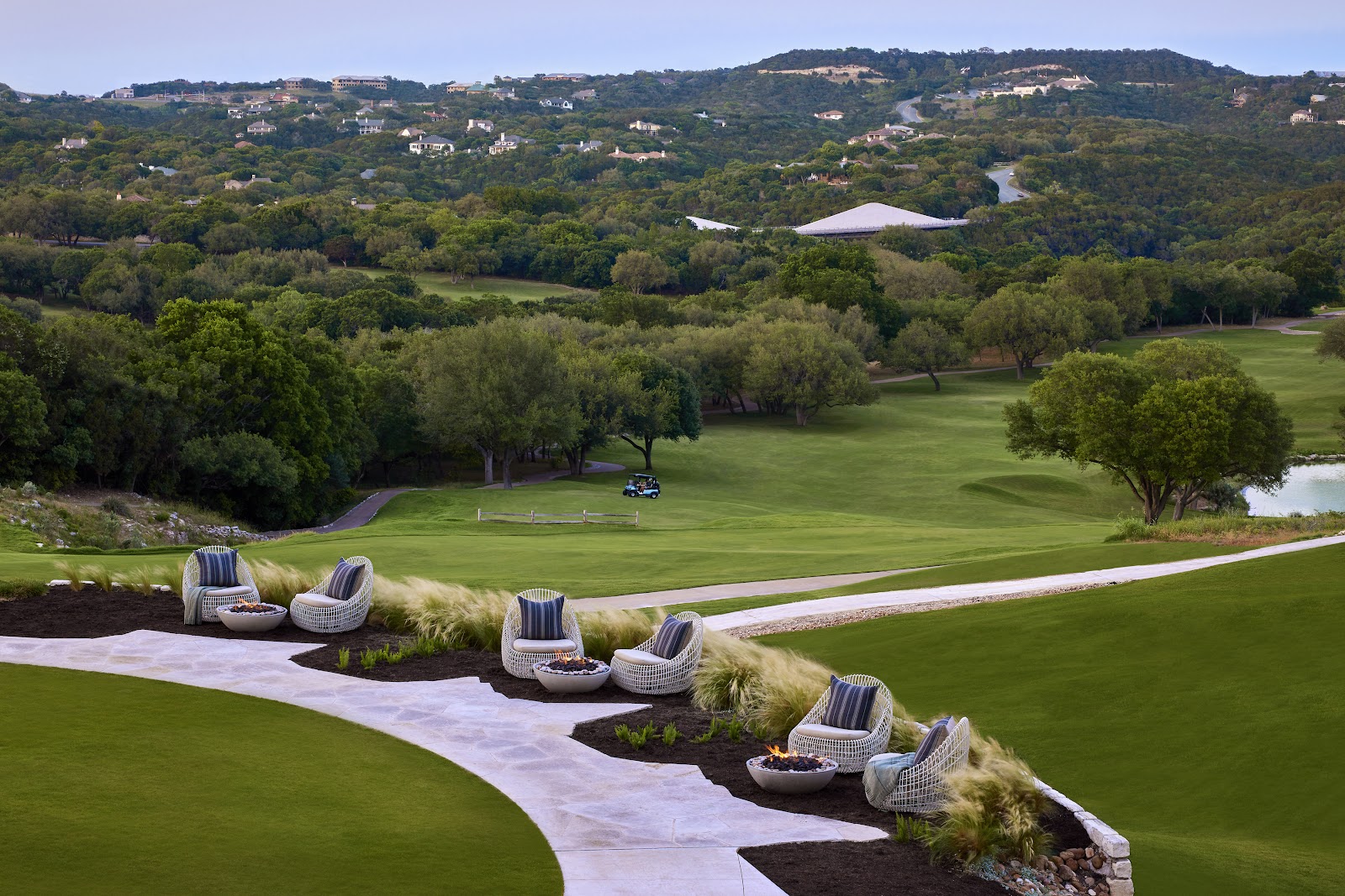 Omni Barton Creek resort golf among the limestone hills of the Texas Hill Country near Austin