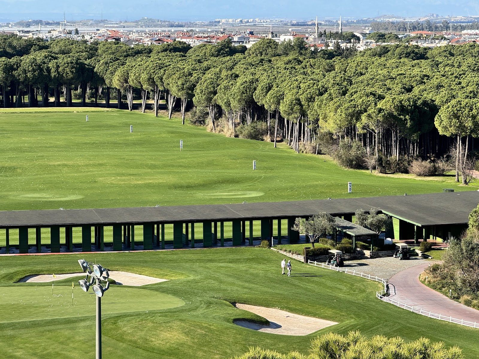 The Montgomerie Maxx Royal golf course at Belek on the Turkish Mediterranean coast