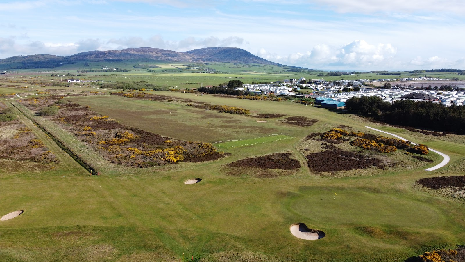 Southerness Golf Club links on the Solway coast, Dumfries and Galloway, Scotland